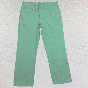 Lee Natural Fit “Just Below the Waist” Straight-Leg Green Jeans Size 10 Medium